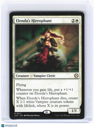 2023 Magic: The Gathering—Elenda's Hierophant #71 (LCC)—Rare Non-Foil
