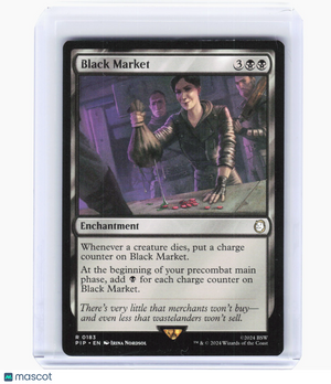 2024 Magic: The Gathering—Black Market #183 (PIP)—Rare Non-Foil