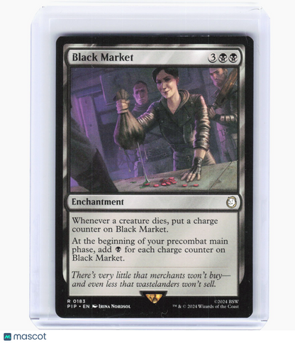 2024 Magic: The Gathering—Black Market #183 (PIP)—Rare Non-Foil