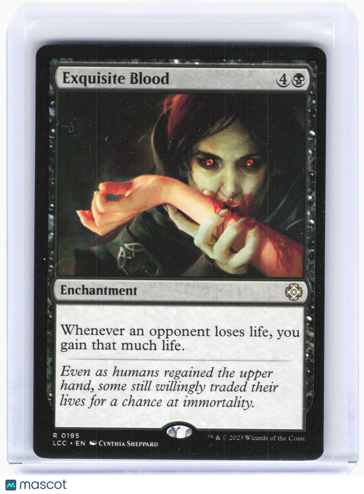 2023 Magic: The Gathering—Exquisite Blood #195 (LCC)—Rare Non-Foil