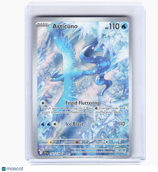 2025 Pokemon—Articuno #161/159 Journey Together—Illustration Rare Foil