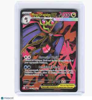 2025 Pokemon—Mega Dragalge ex #104/86 Chaos Rising—Ultra Rare Foil