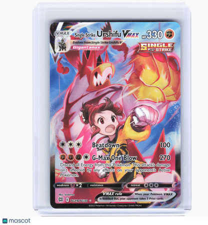 2022 Pokemon—Single Strike Urshifu VMAX #TG19/TG30 Brilliant Stars TG—UR Foil