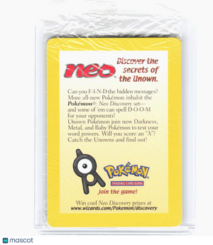 2001 Pokemon—Entei #34/53 WoTC Promo—Promo Reverse Holo (Sealed)