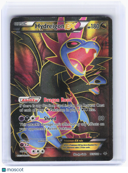 2015 Pokemon—Hydreigon EX (103 Full Art) #103/108 Roaring Skies—UR Foil (HP)