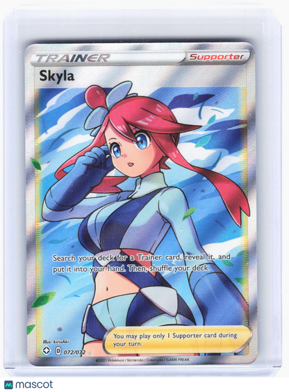 2021 Pokemon—Skyla #72 Shining Fates—Ultra Rare Holo