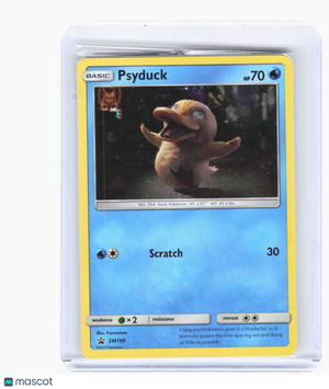2019 Pokemon—Psyduck #SM199 SM Promos—Black Star Promo Nonholo [Sealed]