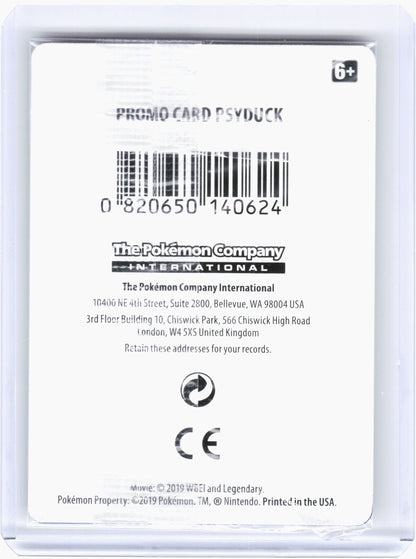 2019 Pokemon—Psyduck #SM199 SM Promos—Black Star Promo Nonholo [Sealed]