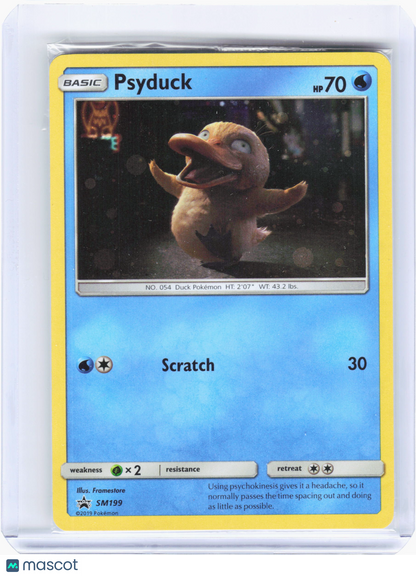 2019 Pokemon—Psyduck #SM199 SM Promos—Black Star Promo Nonholo [Sealed]