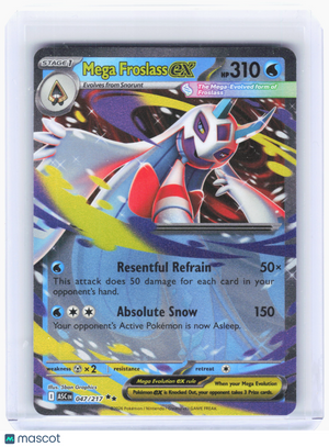 2026 Pokemon—Mega Froslass ex #47 Ascended Heroes—Double Rare Holo