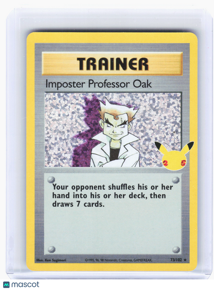 2021 Pokemon—Imposter Professor Oak #73 Celebrations: Classic Collection—Rare