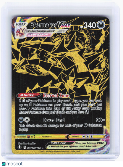 2021 Pokemon—Eternatus VMAX #SV122 Shining Fates: Shiny Vault—Shiny Holo Rare