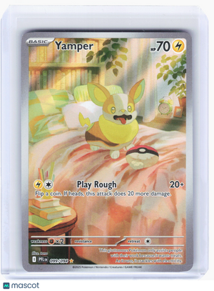 2025 Pokemon—Yamper #99 Phantasmal Flame—Illustration Rare Holo