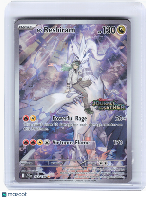 2025 Pokemon—N's Reshiram #167—Illustration Rare Holo (Stamped) [Sealed]