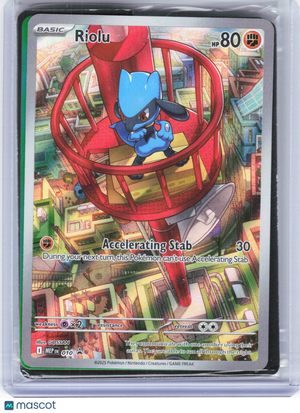 2025 Pokemon—Riolu #10 Mega Evolution Promo—Black Star Promo Holo [Sealed]