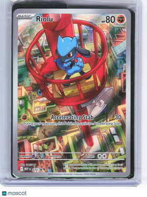2025 Pokemon—Riolu #10 Mega Evolution Promo—Black Star Promo Holo [Sealed]