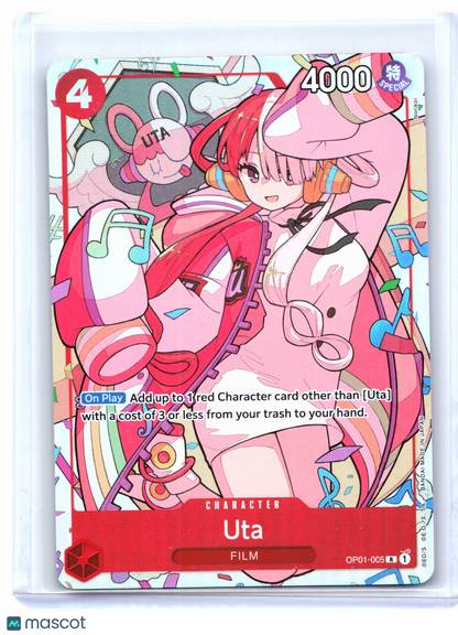 2024 One Piece—Uta (Premium Card Collection Uta) #OP01-005 OP-PR—Rare Foil