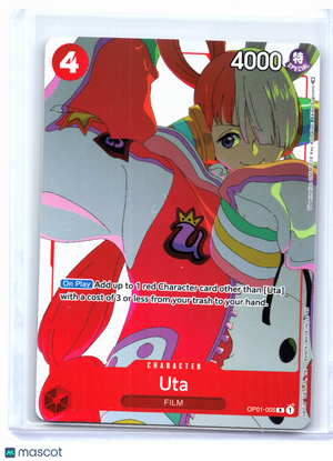 2023 One Piece Card Game—Uta (Gift Collection 2023) #OP01-005 OP-PR—Rare Foil