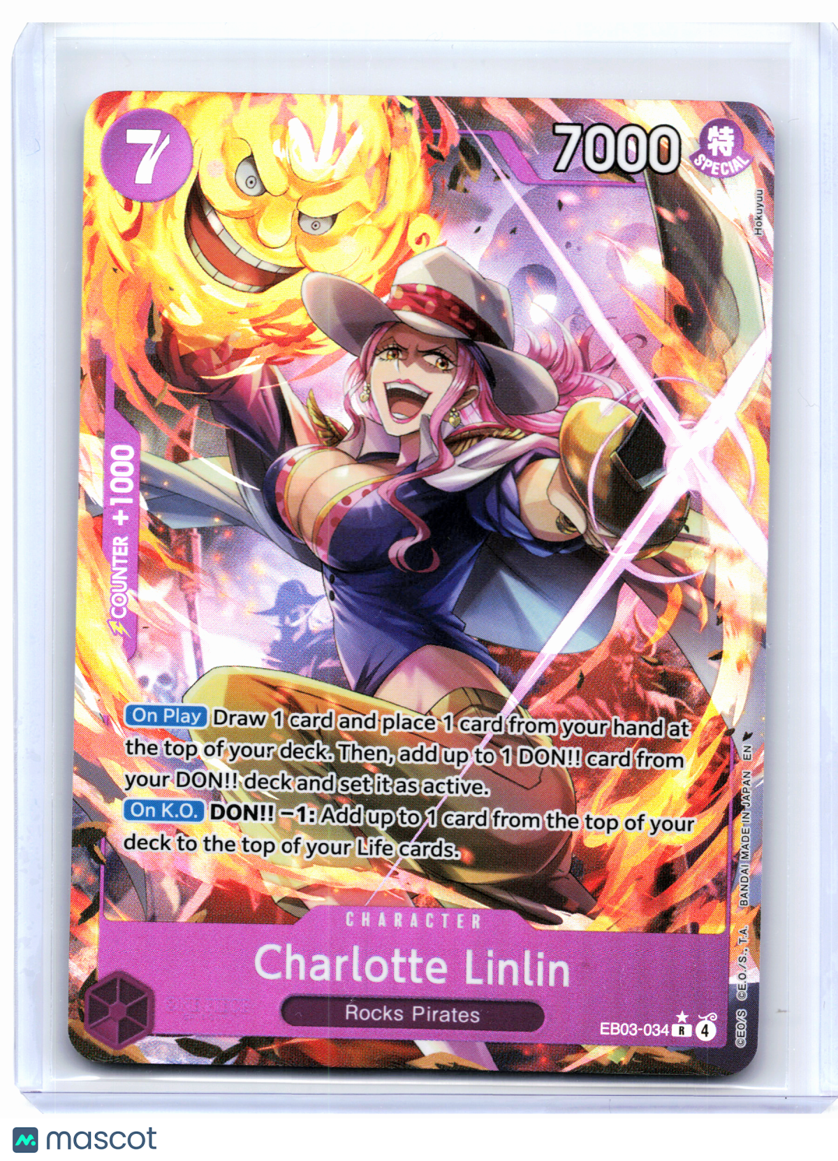 2026 One Piece—Charlotte Linlin (Alt Art) #EB03-034 Heroines Edition—Rare Foil
