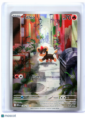 2025 Pokemon—Litleo #139/132 Mega Evolution Base Set—Illustration Rare Holo