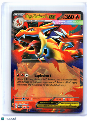 2026 Pokemon—Mega Charizard Y ex #030 Mega Evolution Promo—Black Star Promo Holo