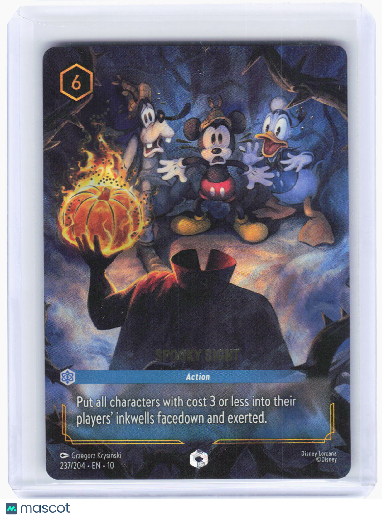 2024 Disney Lorcana—Spooky Sight #237/204 Whispers in the Well—Enchanted Foil