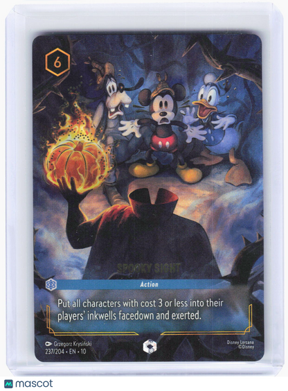 2024 Disney Lorcana—Spooky Sight #237/204 Whispers in the Well—Enchanted Foil