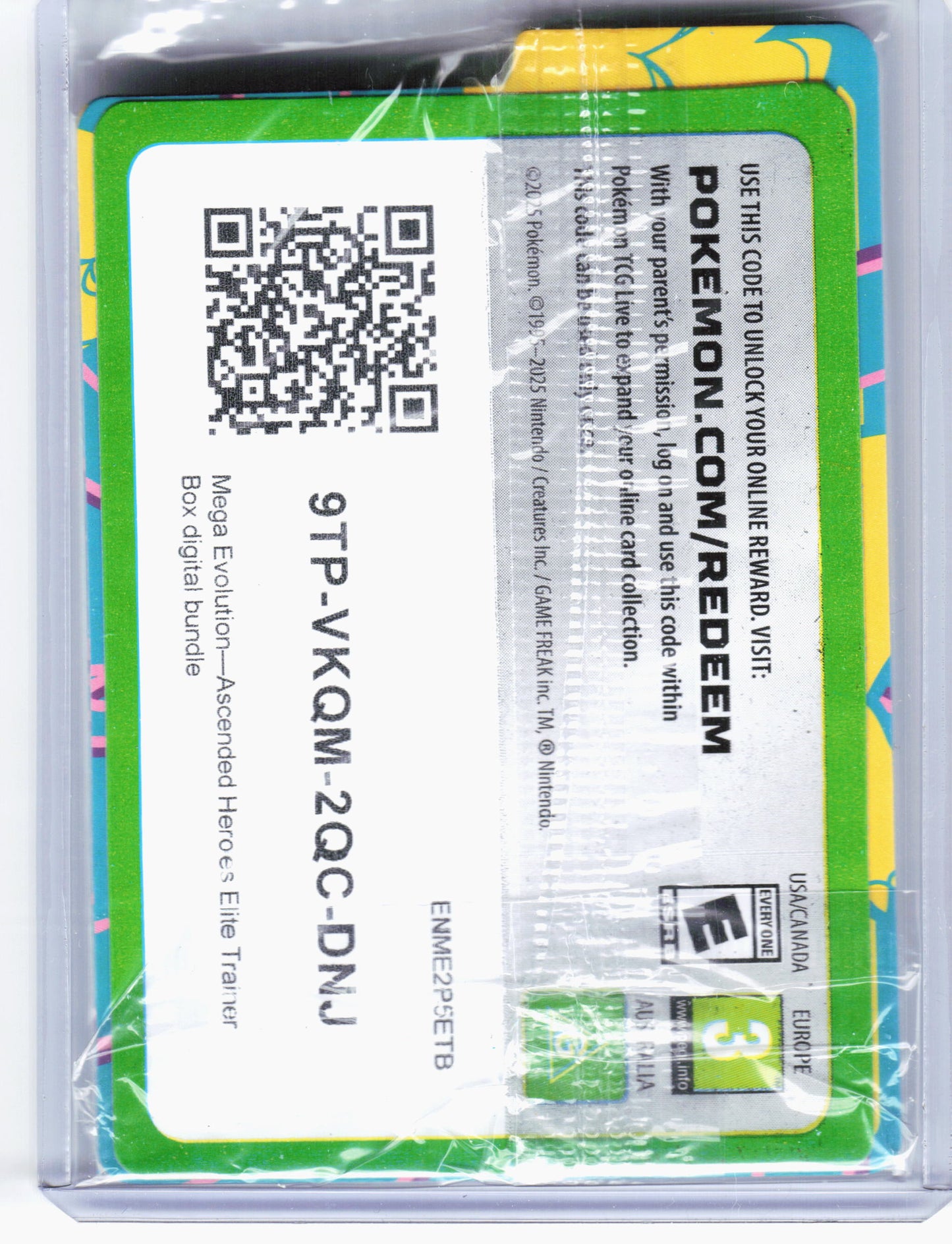 2026 Pokemon—N's Zekrom #031 Mega Evolution Promo—Black Star Promo Holo [Sealed]