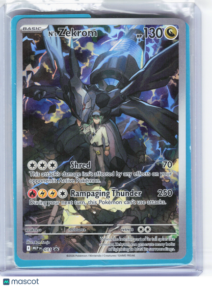 2026 Pokemon—N's Zekrom #031 Mega Evolution Promo—Black Star Promo Holo [Sealed]