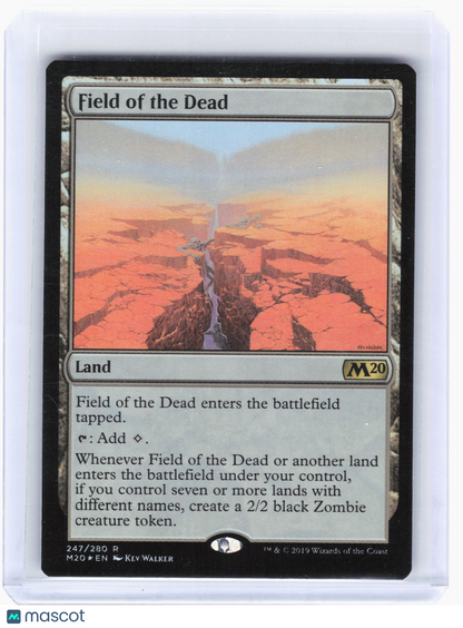 2019 Magic: The Gathering—Field of the Dead #247 Core Set 2020—Rare Foil