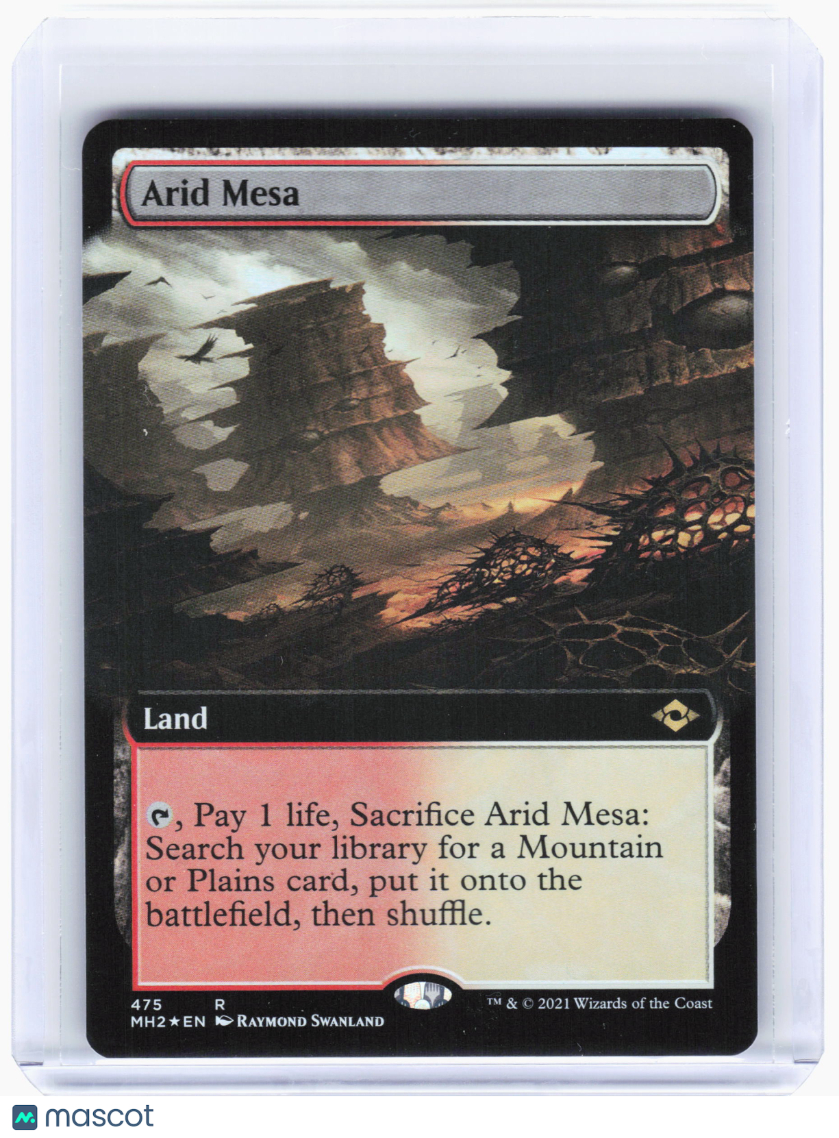 2021 Magic: The Gathering—Arid Mesa #475 MH2—Rare Foil (Extended Art)