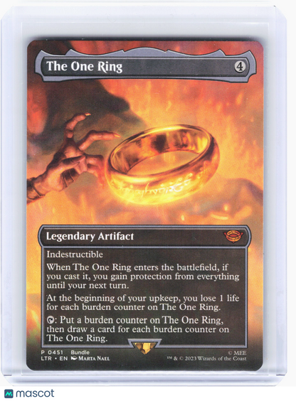 2023 Magic: TG—The One Ring #451—Promo Nonfoil (Borderless) (LTR Bundle)