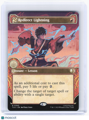 2025 Magic: The Gathering—Redirect Lightning #343 TLA—Rare Nonfoil (Showcase)