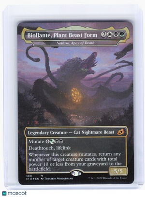 2020 Magic: TG—Biollante, Plant Beast Form #380 IKO—Mythic Foil (Borderless)