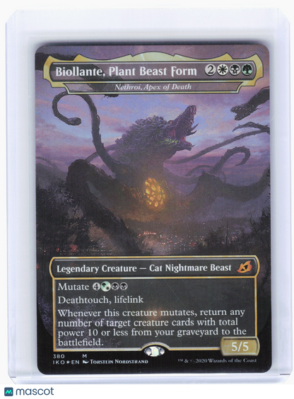 2020 Magic: TG—Biollante, Plant Beast Form #380 IKO—Mythic Foil (Borderless)