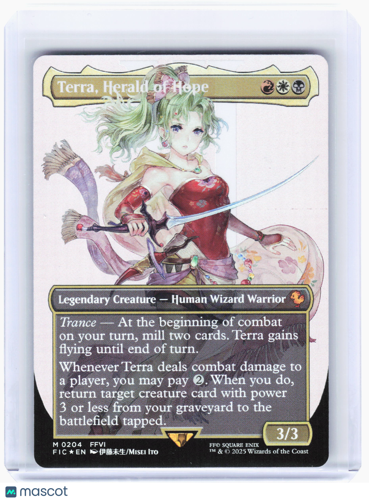2025 Magic: TG—Terra, Herald of Hope #204 FIC—Mythic Foil (Borderless)