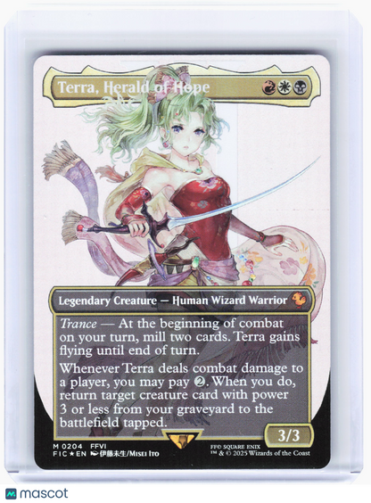 2025 Magic: TG—Terra, Herald of Hope #204 FIC—Mythic Foil (Borderless)