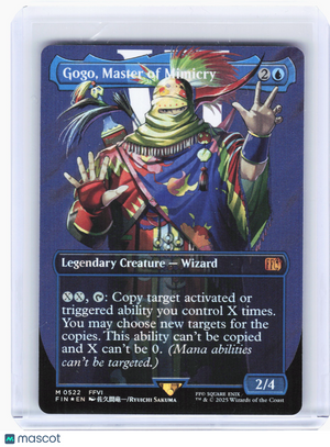 2025 Magic: TG—Gogo, Master of Mimicry #522 FIN—Mythic Surge Foil (Borderless)