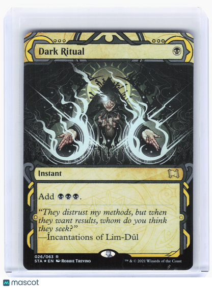 2021 Magic: The Gathering—Dark Ritual #26 STA—Rare Foil (Showcase)