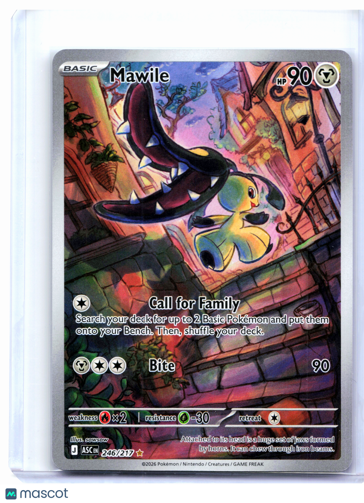 2026 Pokemon—Mawile #246/217 Ascended Heroes—Illustration Rare Holo