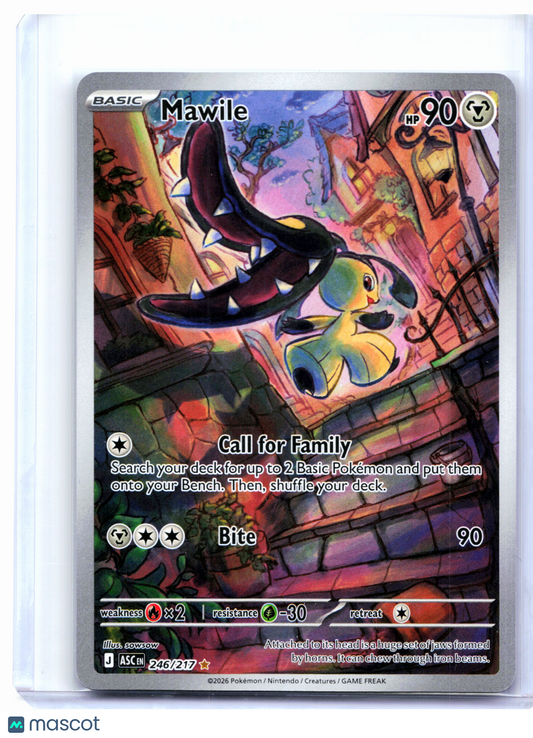 2026 Pokemon—Mawile #246/217 Ascended Heroes—Illustration Rare Holo