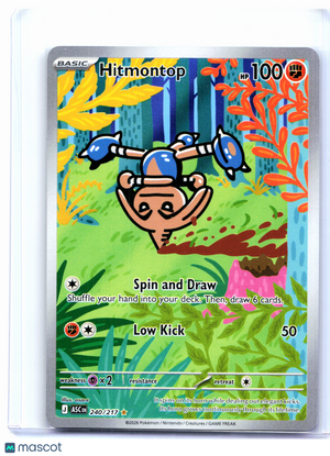 2026 Pokemon—Hitmontop #240/217 Ascended Heroes—Illustration Rare Holo
