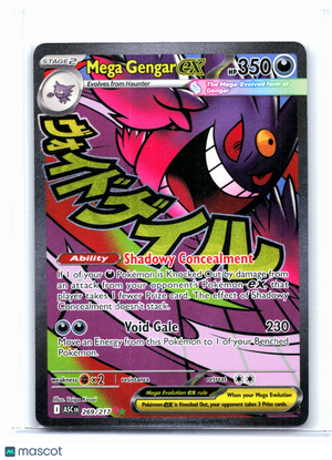 2026 Pokemon—Mega Gengar ex #269/217 Ascended Heroes—Mega Attack Rare Holo