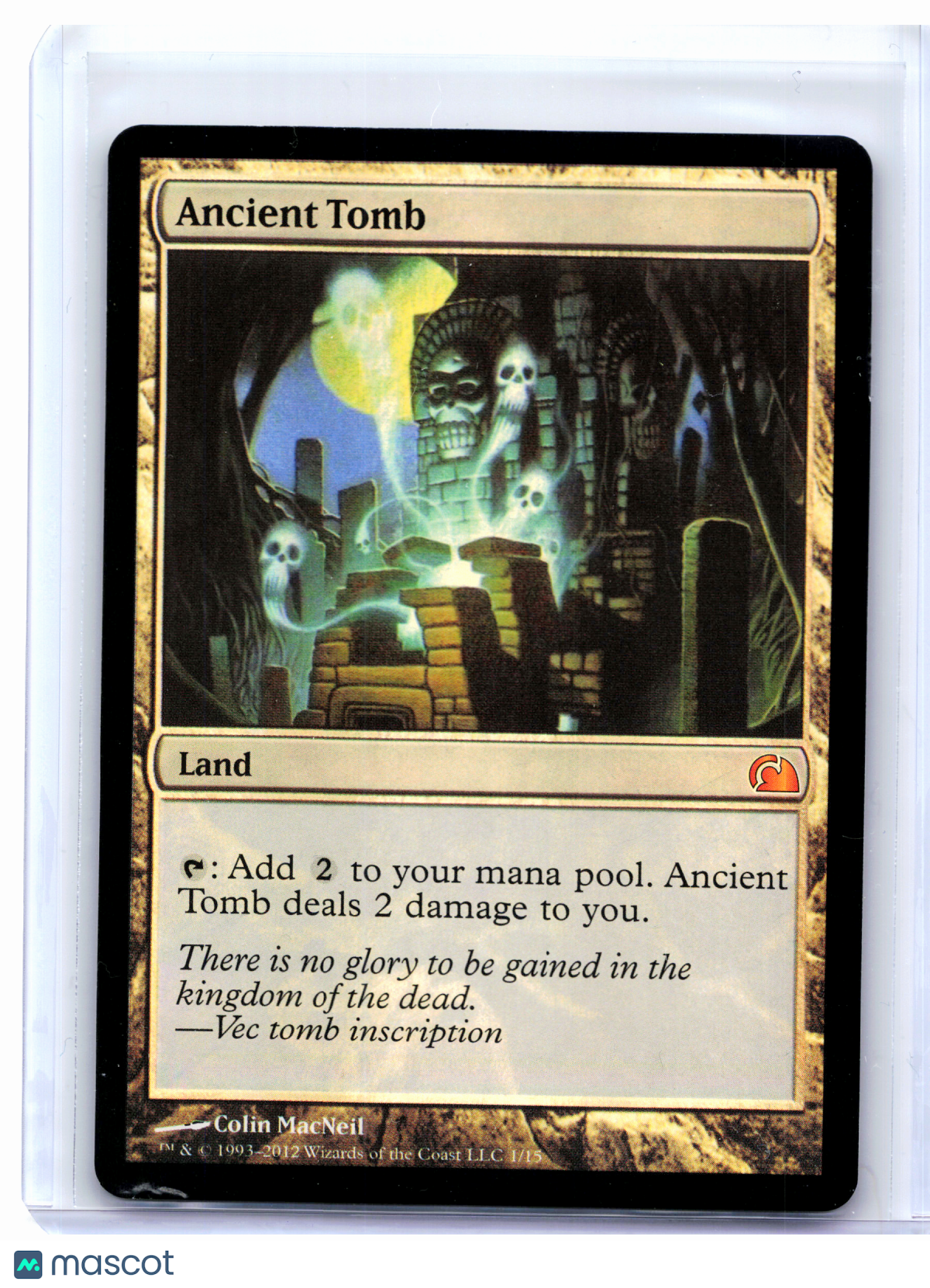 2012 Magic: TG—Ancient Tomb #1 From the Vault: Realms—Mythic Foil [Damaged]