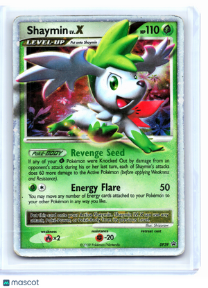 2009 Pokemon—Shaymin LV.X #DP39 Diamond & Pearl Promos—Black Star Promo [DMG]