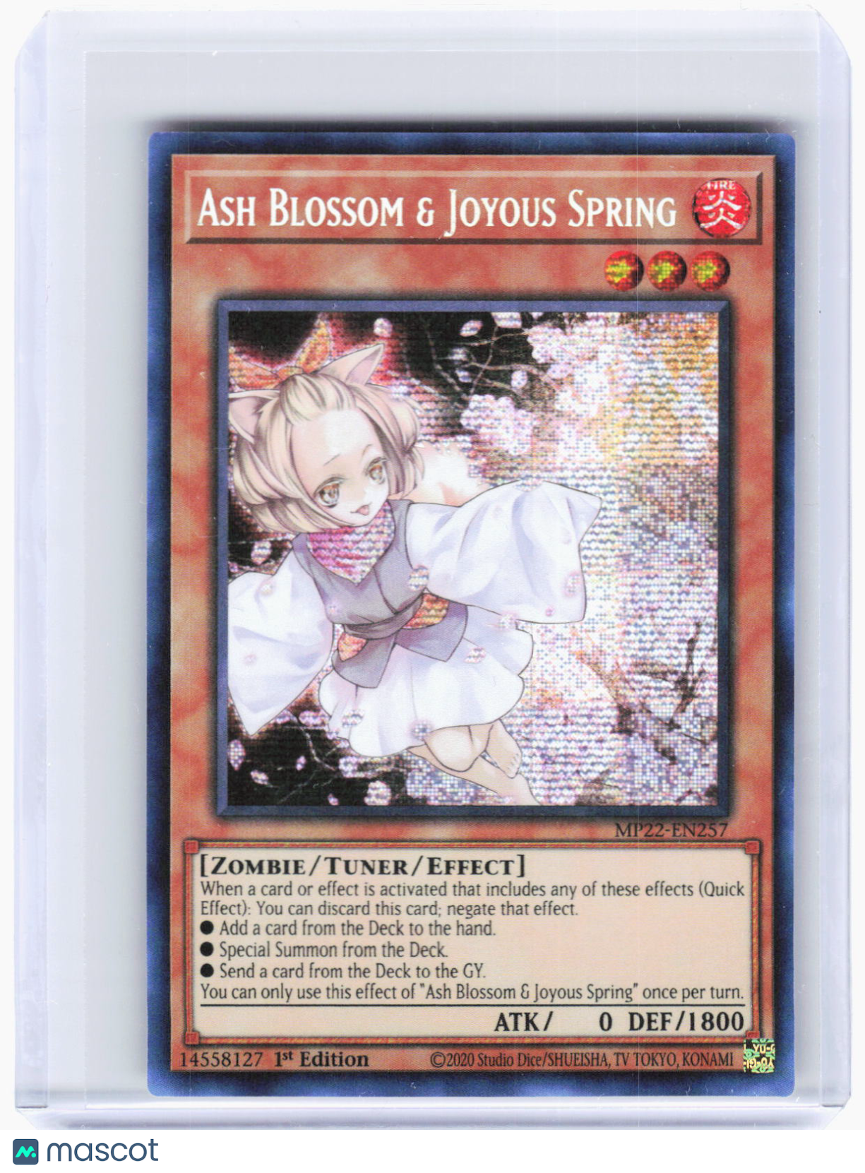 2022 YuGiOh!—Ash Blossom & Joyous Spring #MP22-EN257 (MP22)—PSR Foil 1st Ed