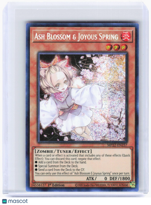 2022 YuGiOh!—Ash Blossom & Joyous Spring #MP22-EN257 (MP22)—PSR Foil 1st Ed