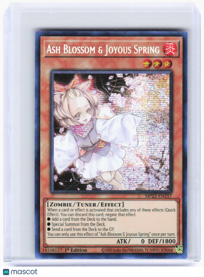 2022 YuGiOh!—Ash Blossom & Joyous Spring #MP22-EN257 (MP22)—PSR Foil 1st Ed