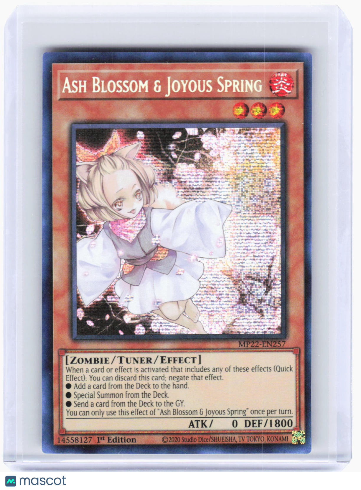 2022 YuGiOh!—Ash Blossom & Joyous Spring #MP22-EN257 (MP22)—PRS Foil 1st Ed