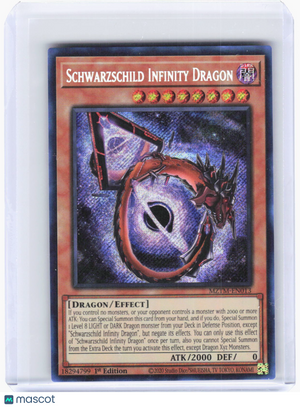 2024 YuGiOh!—Schwarzschild Infinity Dragon #MZTM-EN013 (MZTM)—SR Foil 1st Ed
